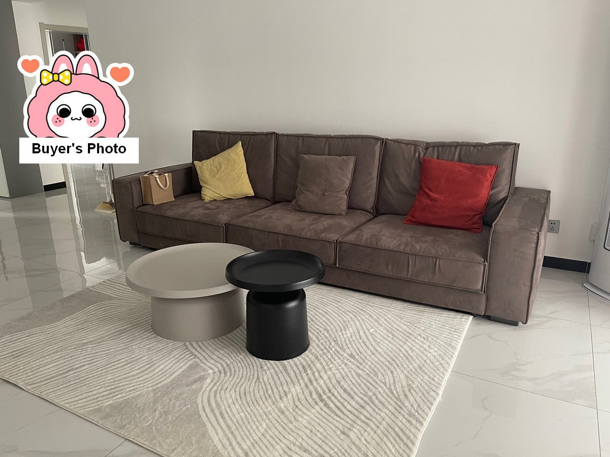 Soft Grey Thick Modern Area Rug - Non-Slip Plush Carpet for Living Room, Bedroom & Dining Room - Contemporary Home Decor for Cozy Spaces & High Traffic Areas