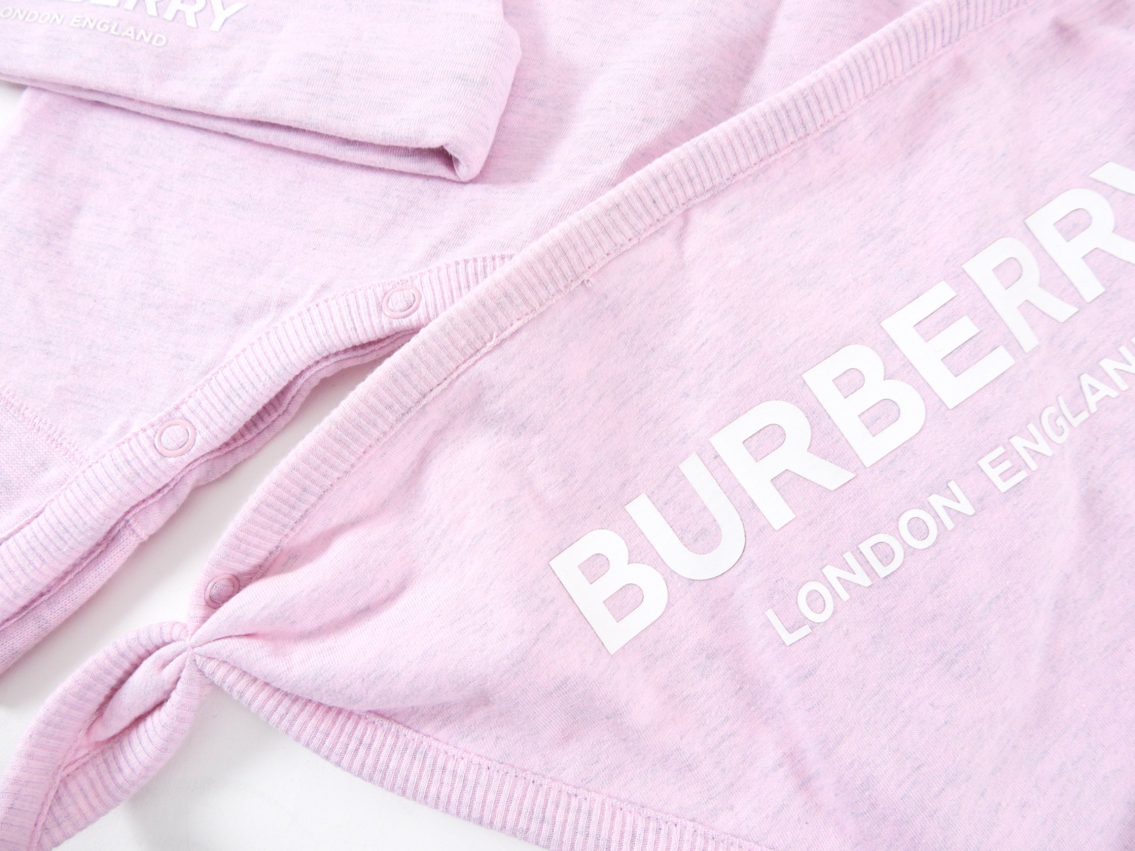 Burberry Baby Gift Set - 4-Piece Pink Baby Essentials with White Zip Pouch | Newborn Care, Baby Shower Gift, Travel Organizer