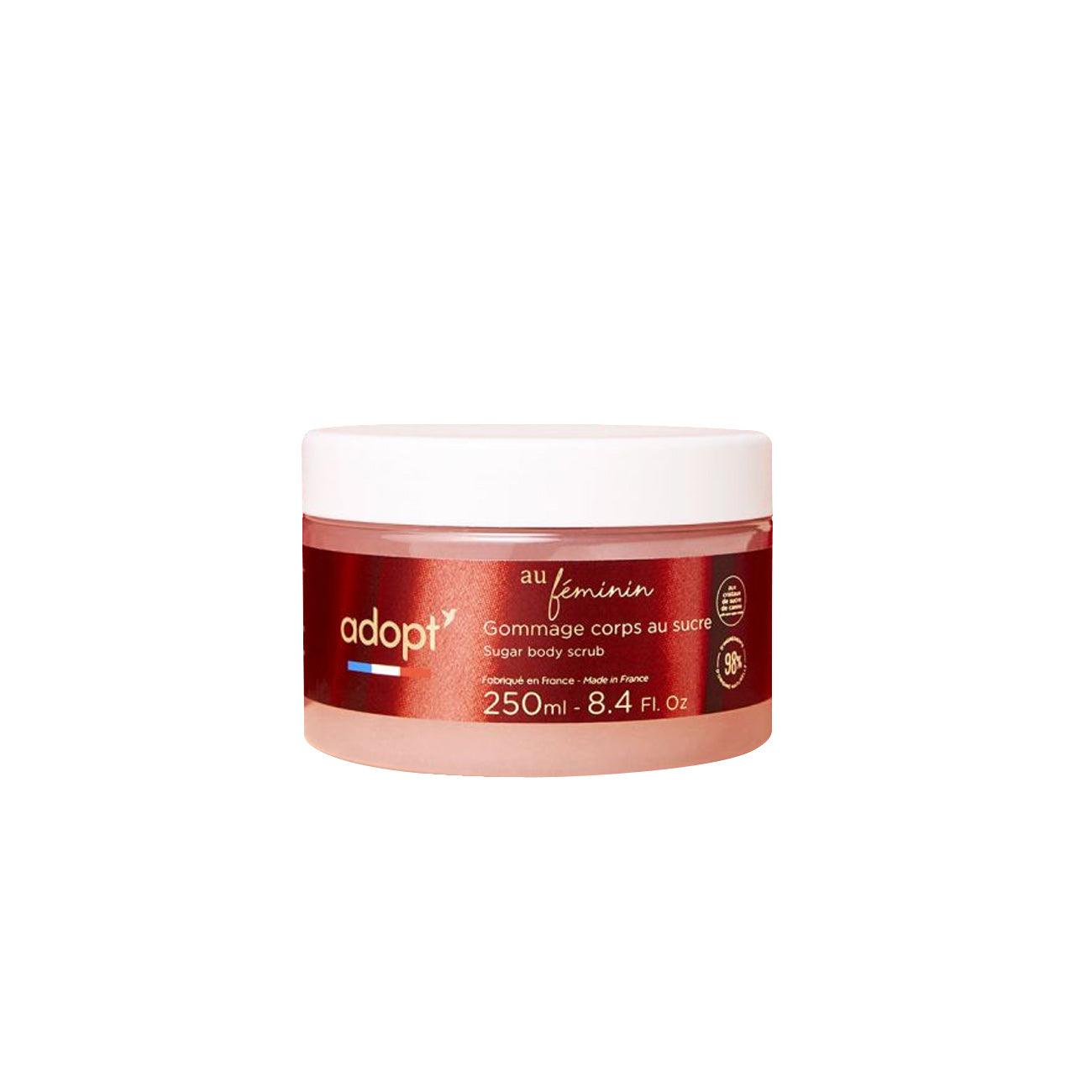 Au Féminin Sugar Scrub - Exfoliating Body Scrub for Soft, Smooth Skin | Natural Skincare for Women | Perfect for Spa Day & Self-Care Routine