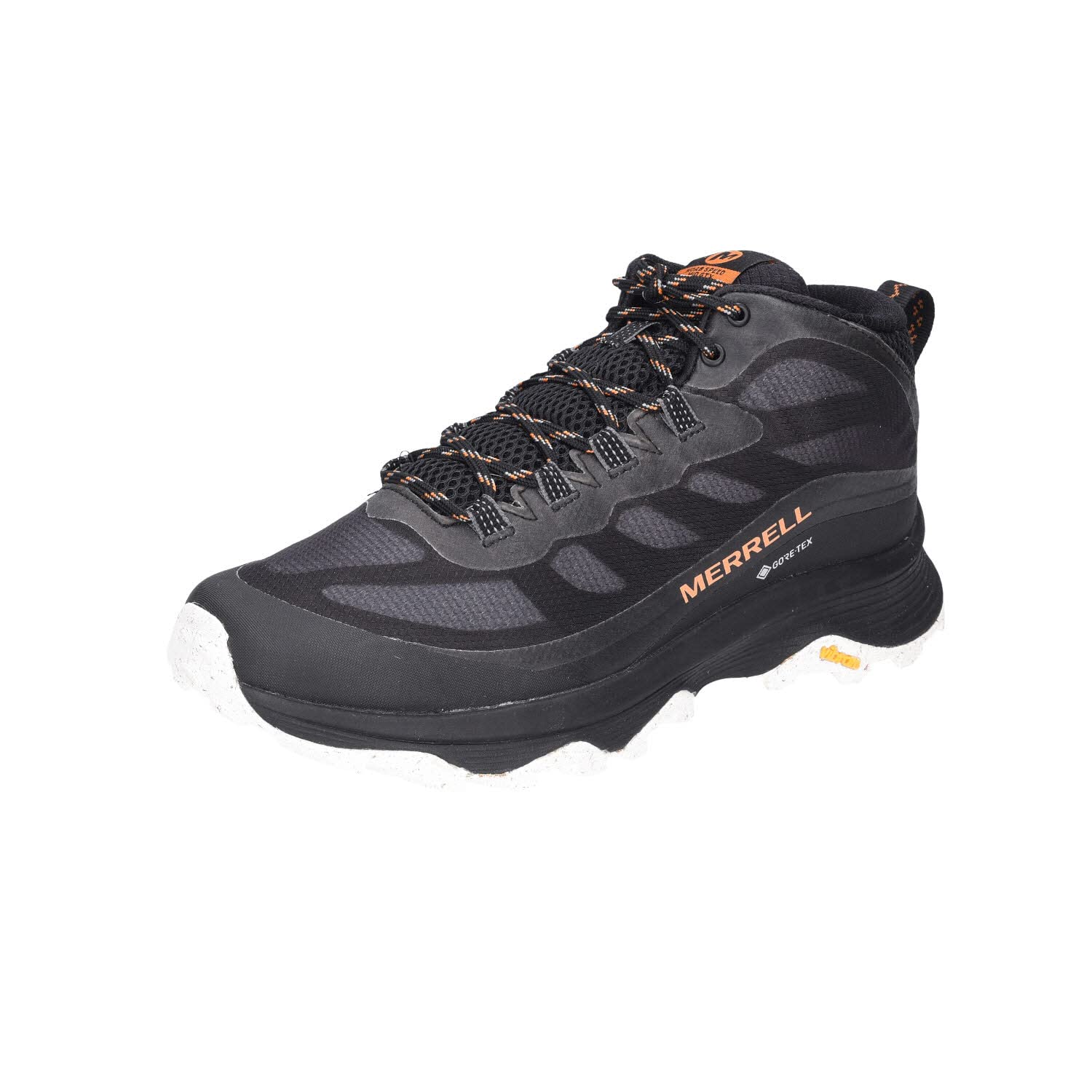 Merrell Moab Speed Mid GTX Men's Hiking Boots - Waterproof & Lightweight for Outdoor Adventures, Trail Walking & Backpacking