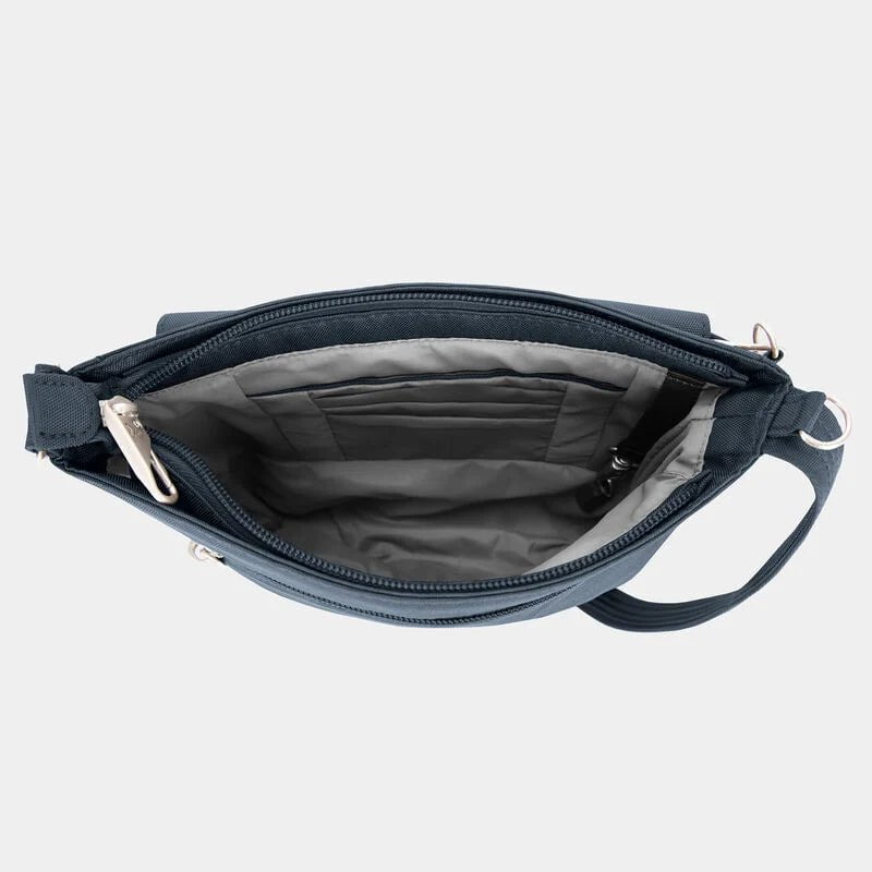 Travelon Anti Theft Classic Mini Shoulder Bag - Secure Crossbody Purse for Women | RFID Blocking & Slash Resistant | Perfect for Travel, Commuting & Daily Use