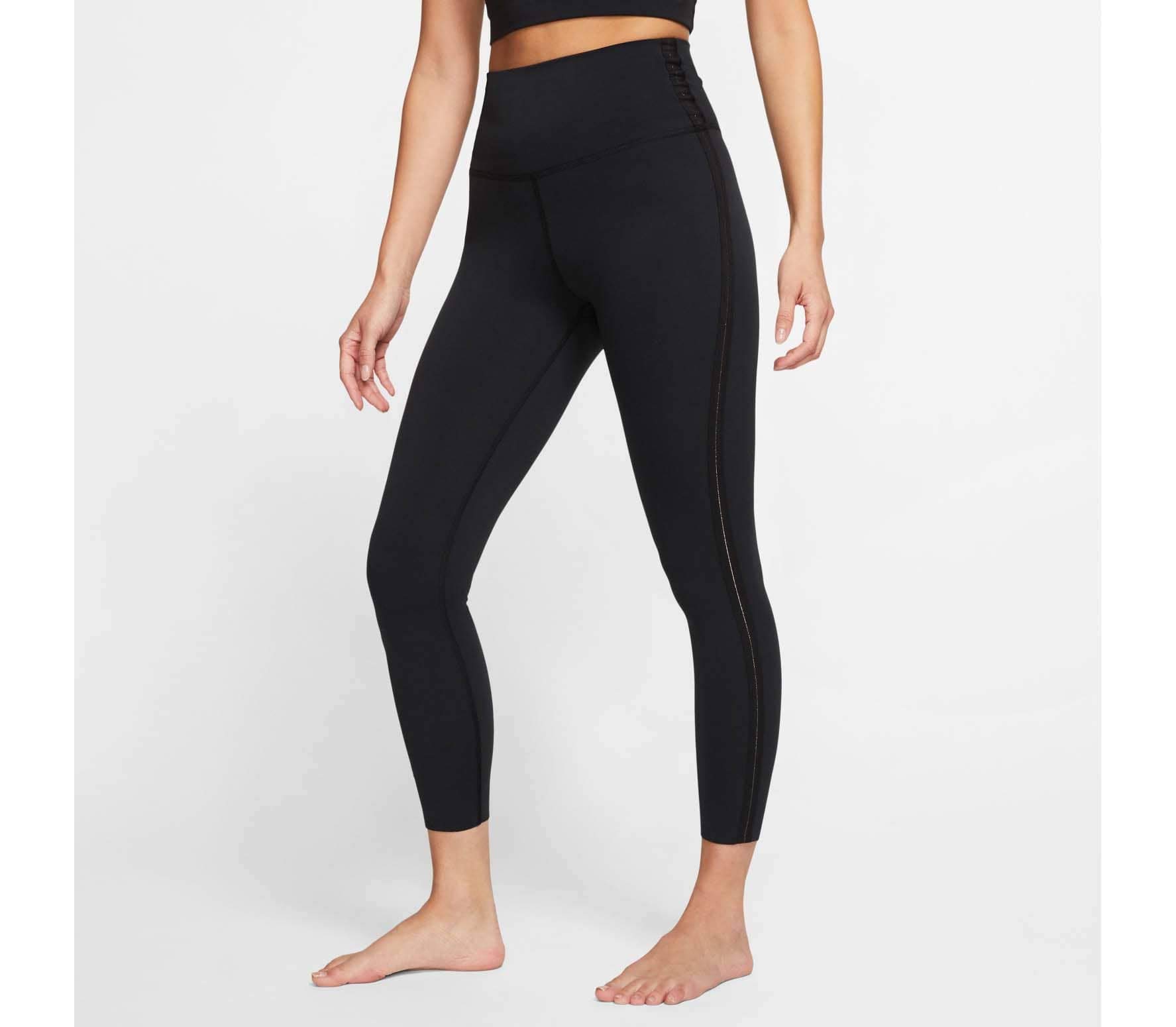 Nike Yoga Luxe Women's Infinalon 7/8 High-Waisted Yoga Pants CJ4203-010 - Size XL for Women - Perfect for Yoga, Pilates & Gym Workouts