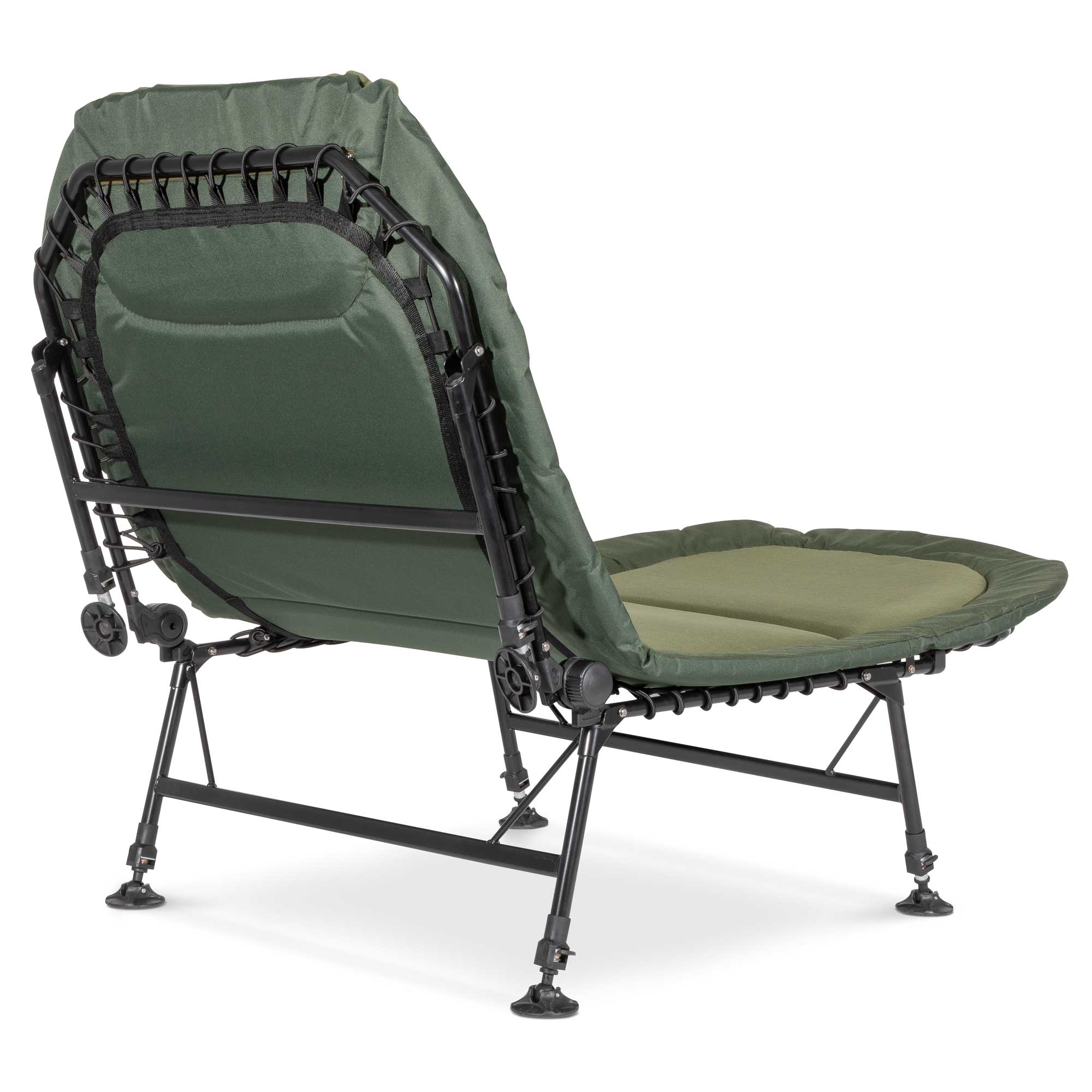 Deluxe Wide Adjustable Bed Chair with Fleece Mattress & Pillow - 6 Adjustable Feet DL78 - Perfect for Home, Office, and Outdoor Relaxation