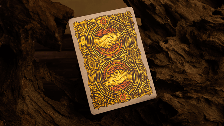 Deal with the Devil Golden Contract UV Foiled Edition - Collectible Trading Card Game Accessory for Magic & Fantasy Themed Game Nights