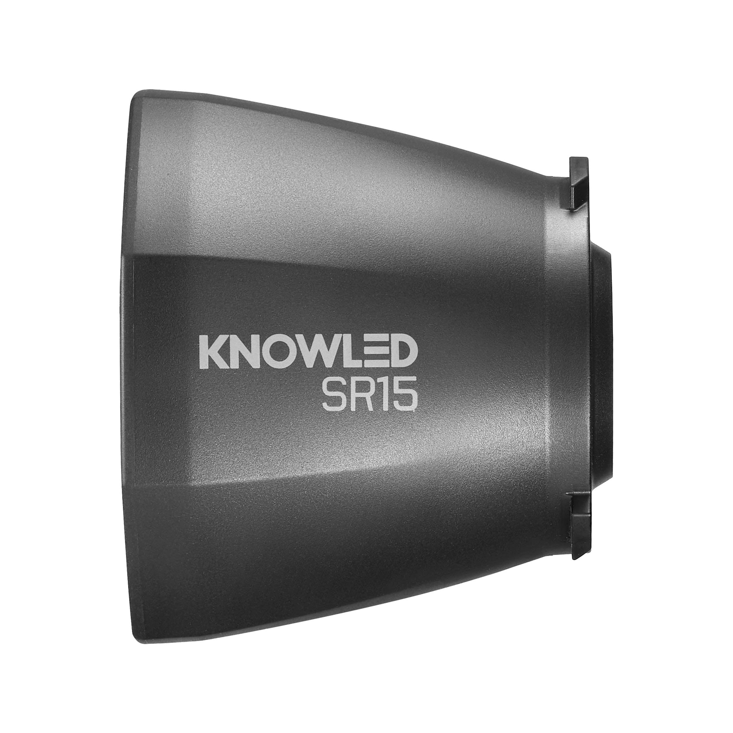 KNOWLED SR15 15° Reflector for MS60Bi & MS60R LED Lights - Perfect for Photography, Videography & Studio Lighting