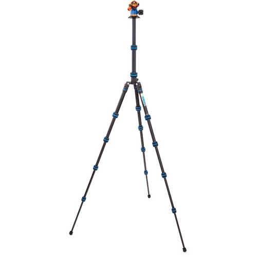 3 Legged Thing Punks Corey 2.0 Magnesium Alloy Tripod with AirHed Neo 2.0 Ball Head (Blue) - Professional Camera Tripod for Photography, Videography & Travel - Lightweight & Durable Tripod for DSLR, Mirrorless & Action Cameras