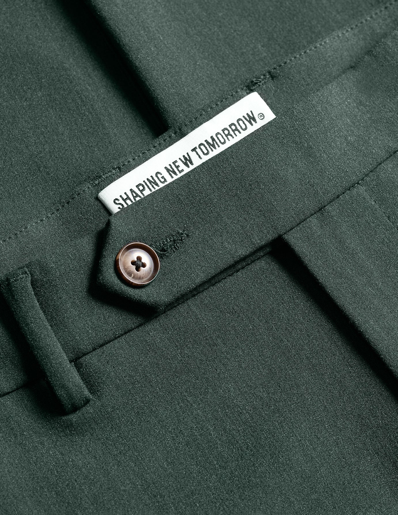 Essential Relaxed Fit Suit Pants for Men - Pine Green | Comfortable Office Wear & Business Casual Attire