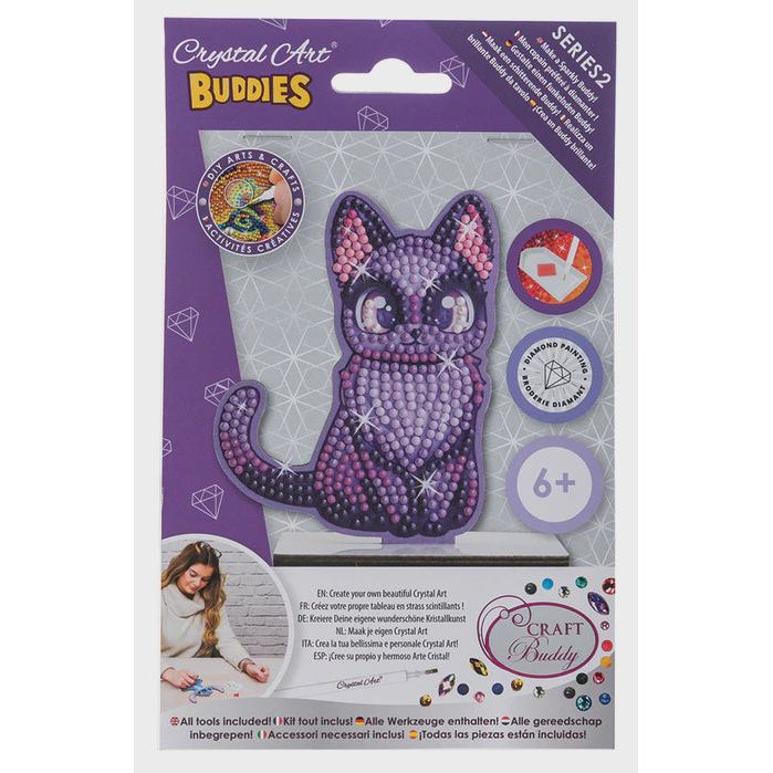Crystal Art Fantasy Buddies - DIY Crystal Painting Kit for Kids & Adults, Creative Gift for Birthday & Holidays - Perfect for Home Decor, Party Activities & Stress Relief