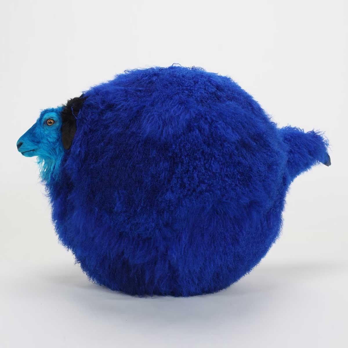 Inflatable Blue Dyed Sheep - Fun Pool Float, Party Decoration & Photo Prop for Summer Parties, Beach Days & Backyard Fun