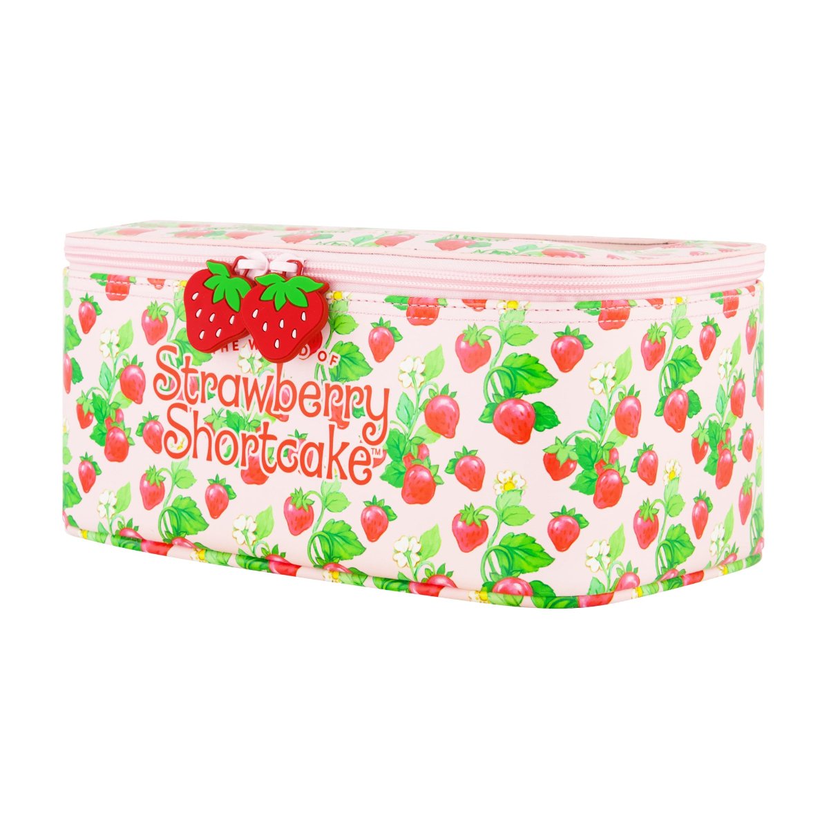 Strawberry Shortcake 2-Piece Travel Cosmetic Case Set | Cute Makeup Bag Organizer for Women & Girls | Perfect for Vacation, Gym & Daily Use