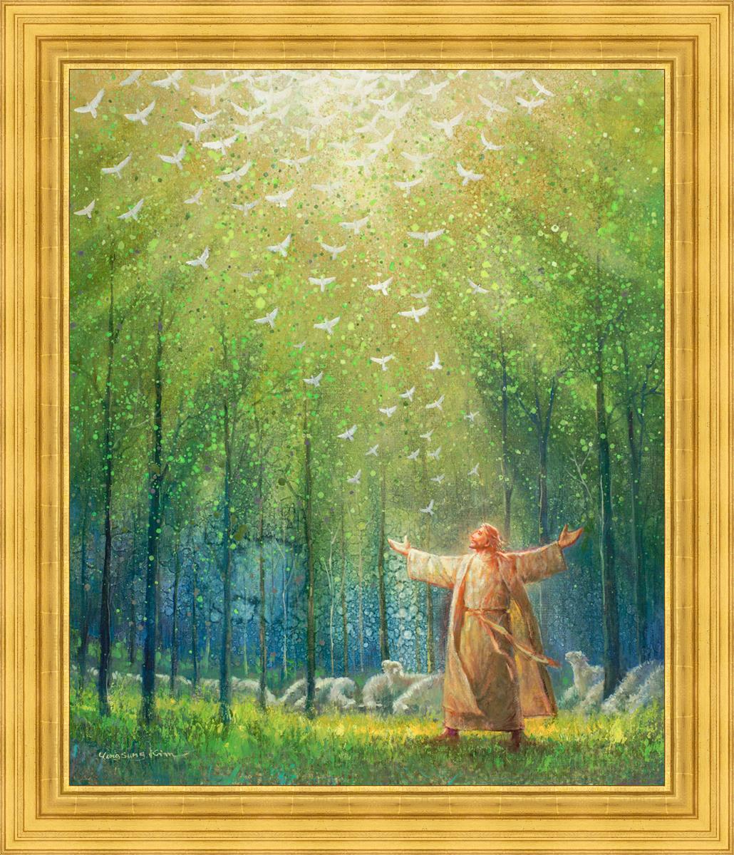 Modern LED Wall Art - Large Light Up Canvas Painting for Living Room, Bedroom & Office Decor