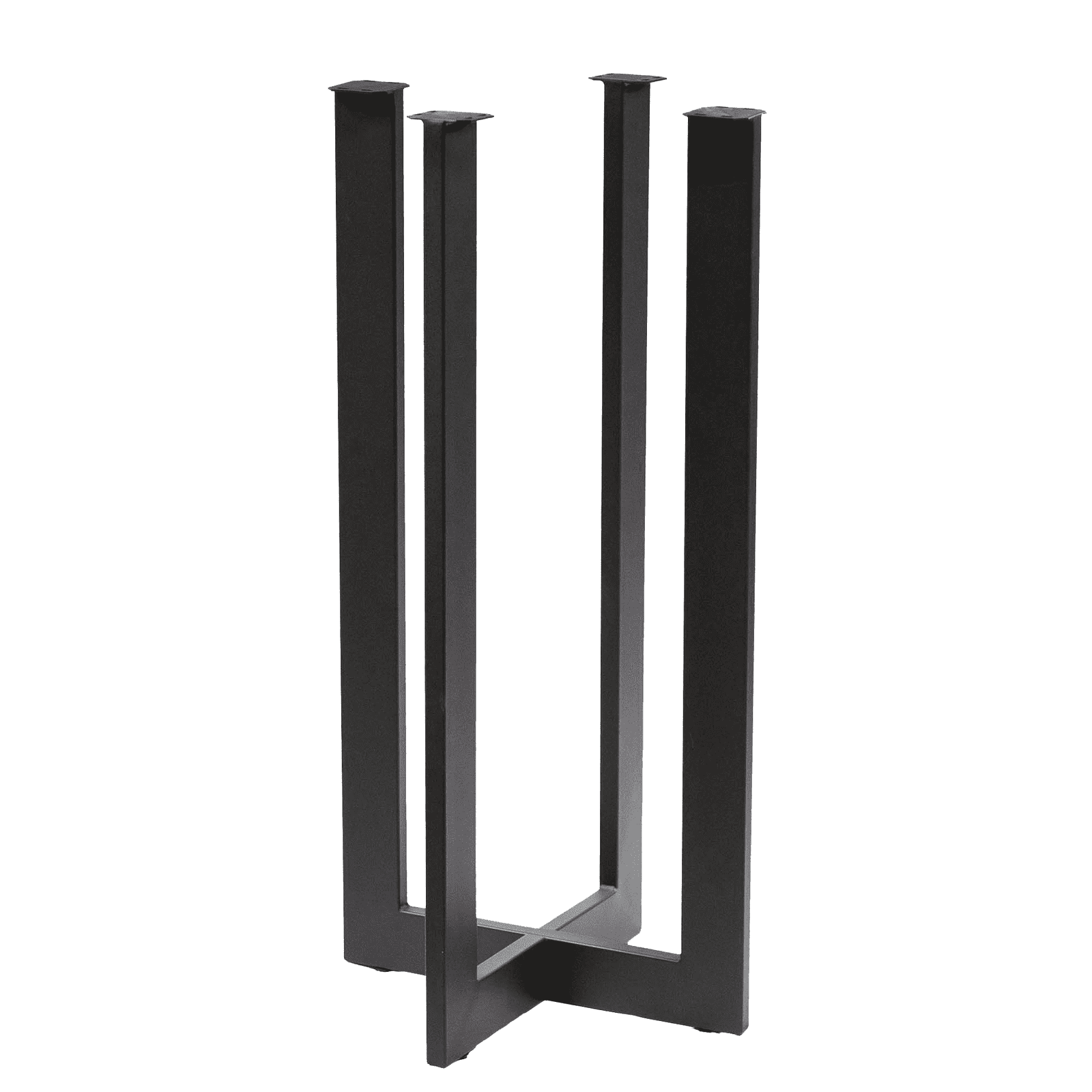 Round Cross Table Base for Bar Height - SS1480 (1 Set) - Perfect for Pub, Restaurant, and Home Bar Countertops