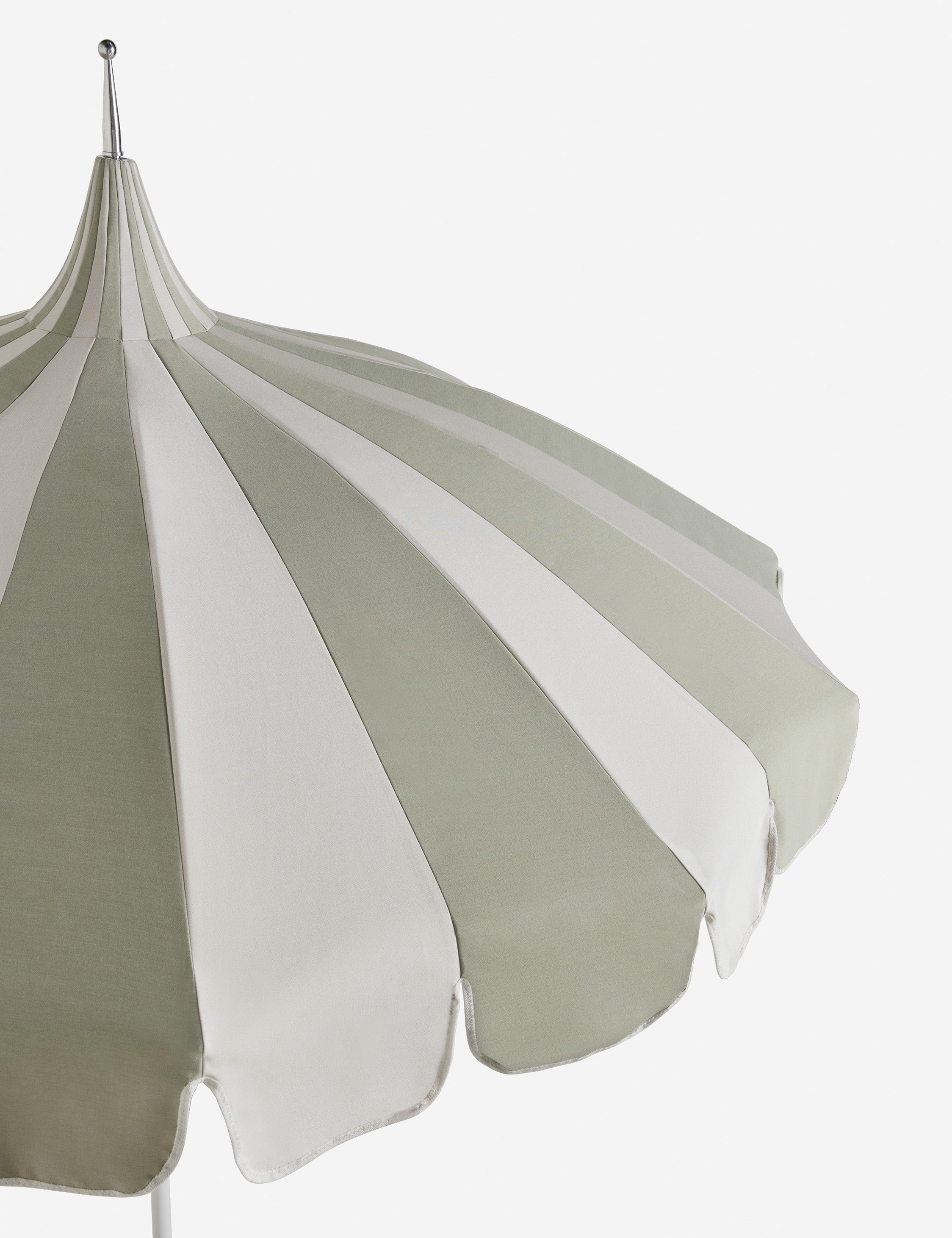Sarah Sherman Samuel Aamu 8.6ft Pagoda Outdoor Patio Umbrella - Waterproof Sun Shade for Poolside, Garden, and Backyard Relaxation