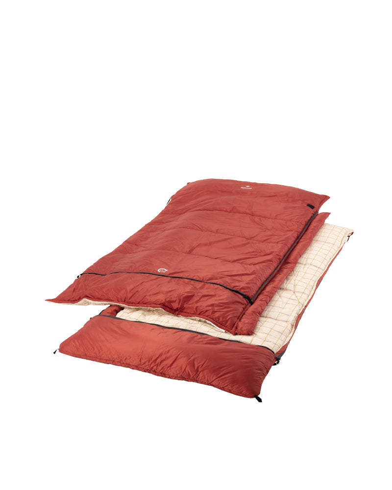 Ofuton Sleeping Bag Wide LX - Ultra Comfortable Japanese Style Futon Sleeping Bag for Adults, Camping & Home Use