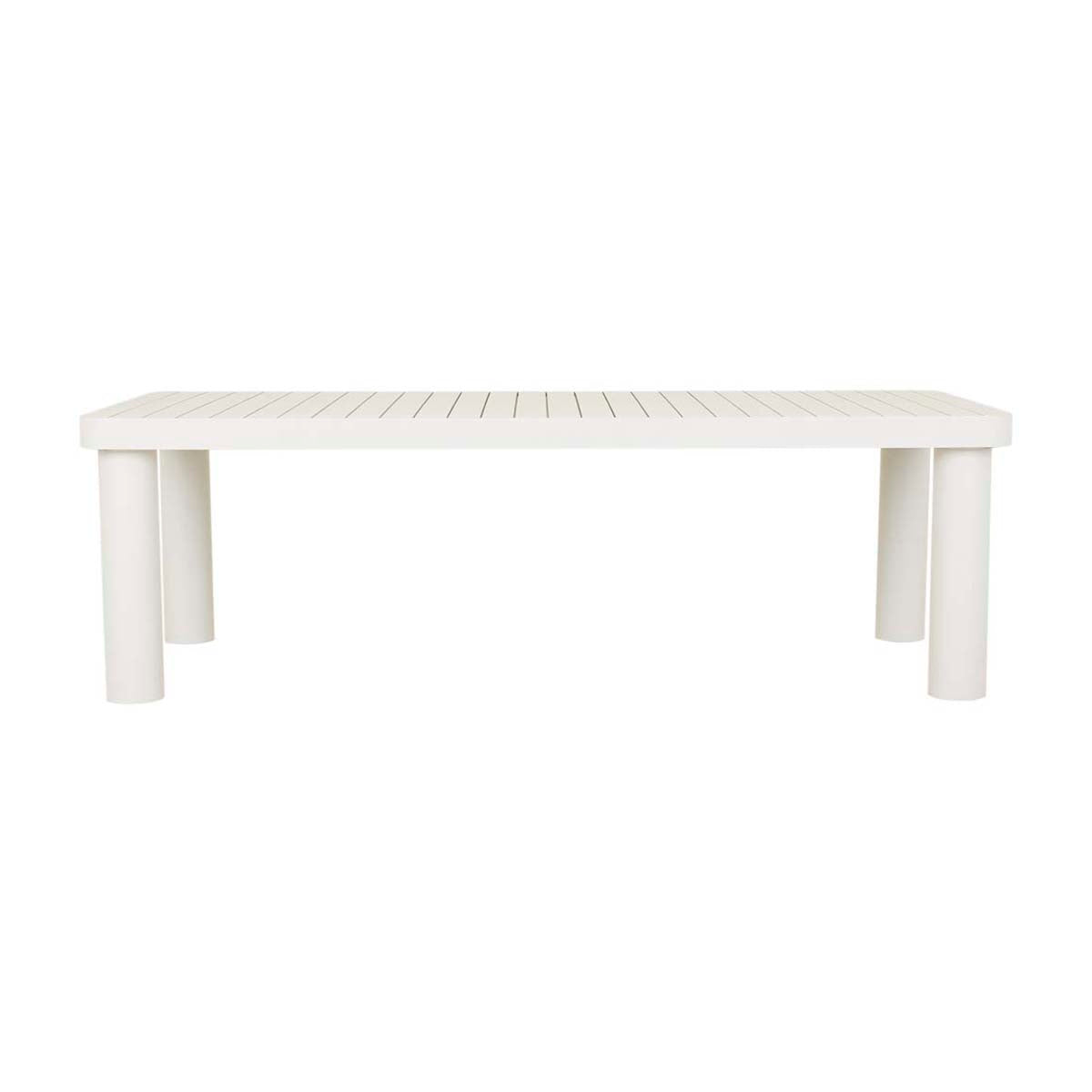 Frankie Outdoor Dining Table - Weather-Resistant Patio Furniture Set for Garden, Backyard, Poolside & BBQ Parties - Perfect for Outdoor Entertaining & Relaxation