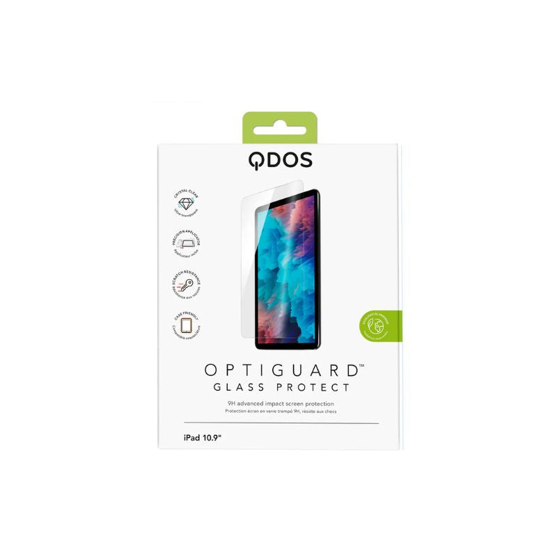 QDOS Screen Protector for iPad 10th Generation (2022) - Tempered Glass, Anti-Scratch, Bubble-Free - Perfect for Work, School & Entertainment