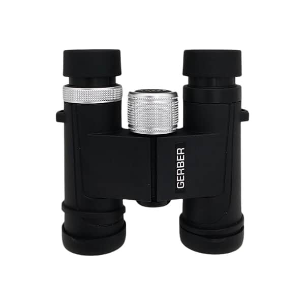 Gerber Explorer Series 2 HD Silver 10x25 Binoculars - Compact & Lightweight for Hiking, Bird Watching, Travel & Outdoor Adventures