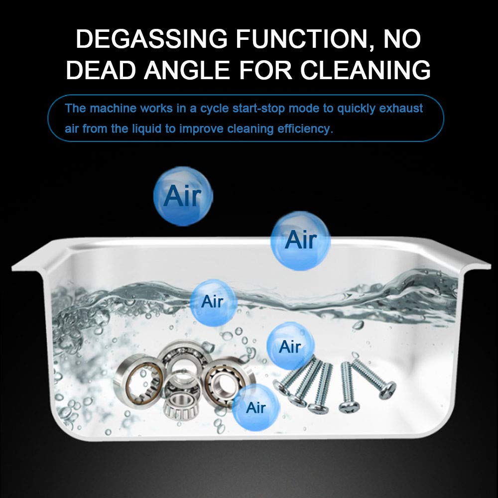 Large 30L 840W Professional Ultrasonic Cleaner - Industrial Stainless Steel Jewelry & Watch Cleaning Machine with Heater & Timer for Eyeglasses, Watches, Jewelry, Dental Tools, and Small Parts | Perfect for Home, Lab, and Commercial Use
