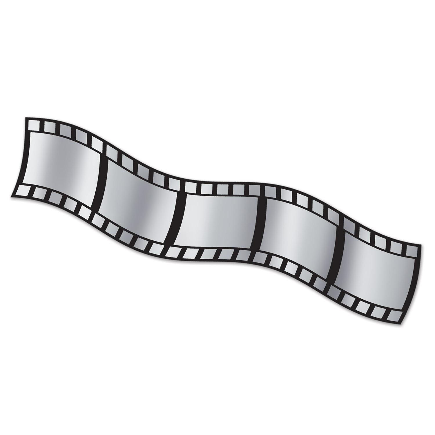 12 Pack Beistle 25 ft Roll of Filmstrip Metallic Party Decorations - Perfect for Birthday, Wedding & Holiday Party Backdrops, Photo Booth Props & Wall Decor