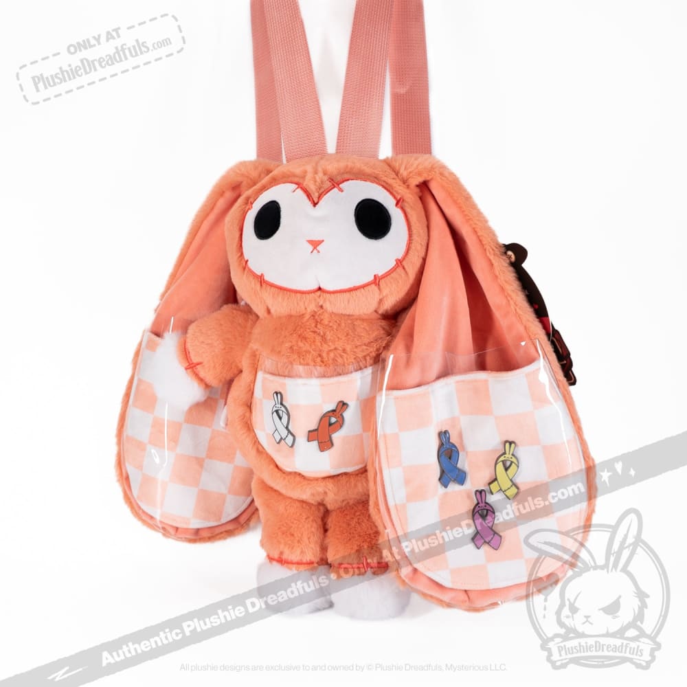 Plushie Dreadfuls Hidden Disabilities ITA Rabbit Stuffed Animal - Soft Plush Toy for Anxiety Relief, Autism Comfort & Emotional Support