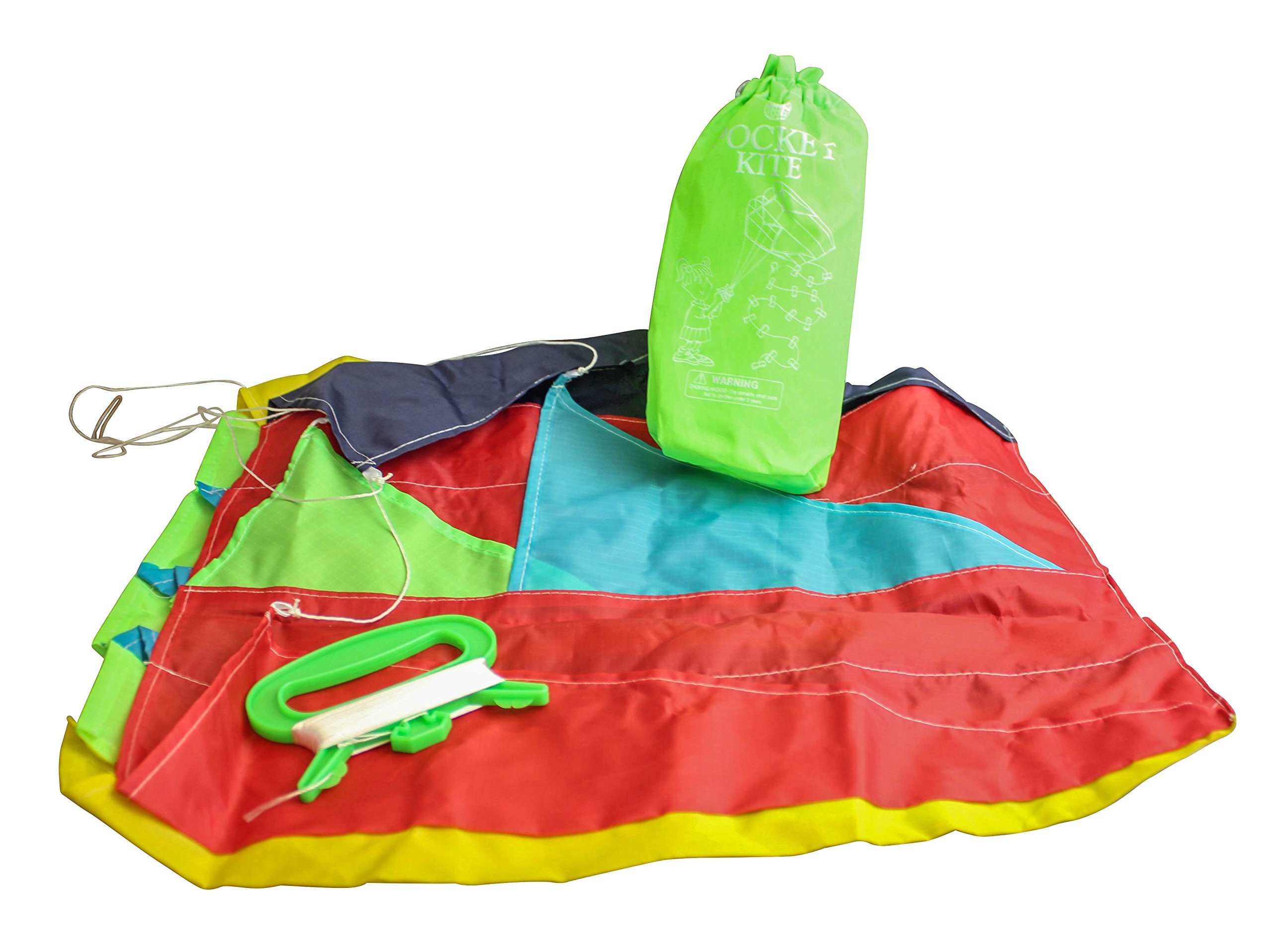 House of Marbles Miniature Pocket Kite - Compact Travel Kite for Kids & Adults - Outdoor Beach Park Flying Toy for Family Fun & Picnics