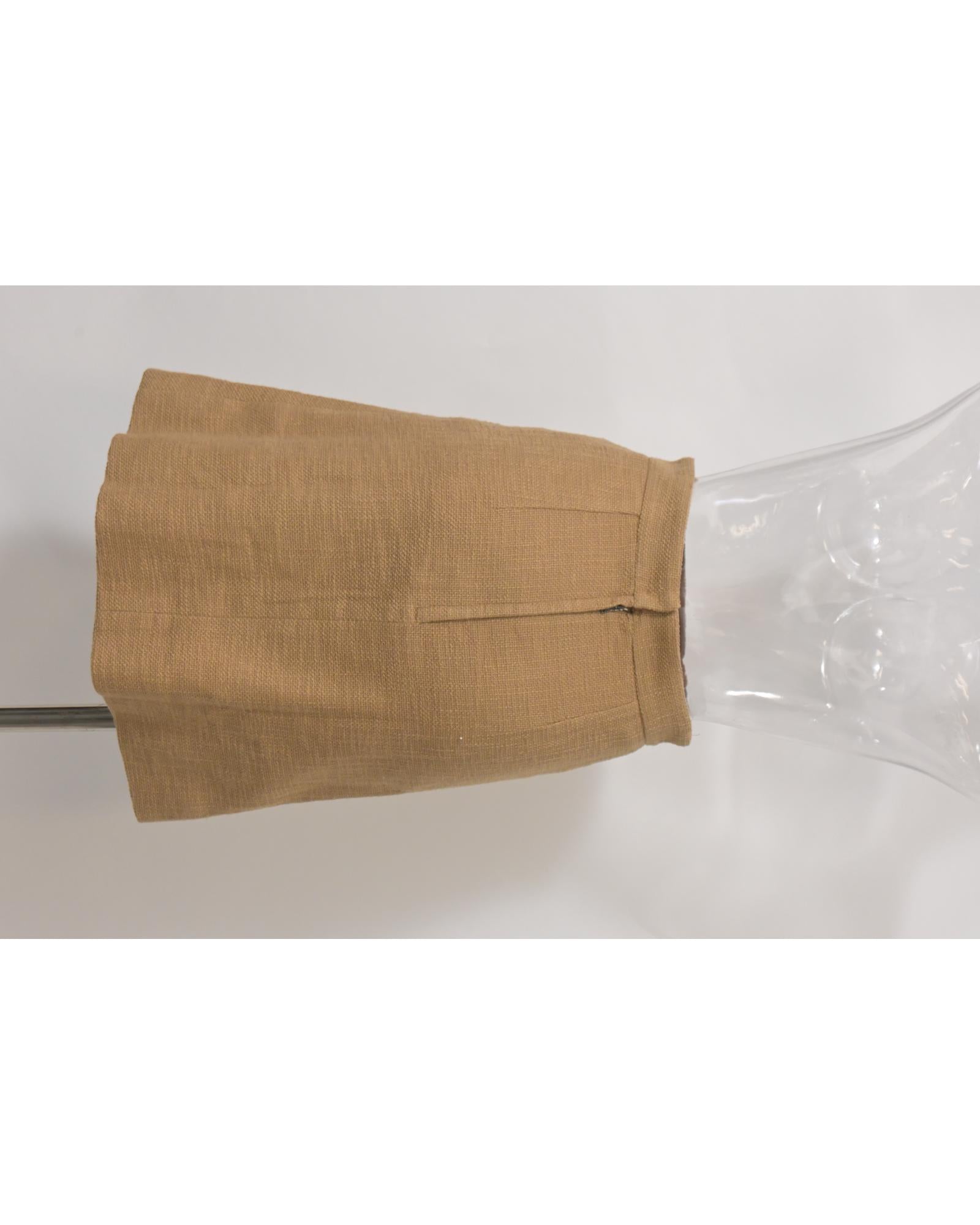Elegant A-Line Tweed Skirt with Embellished Details | Women's Vintage Style Skirt for Office, Party & Special Occasions