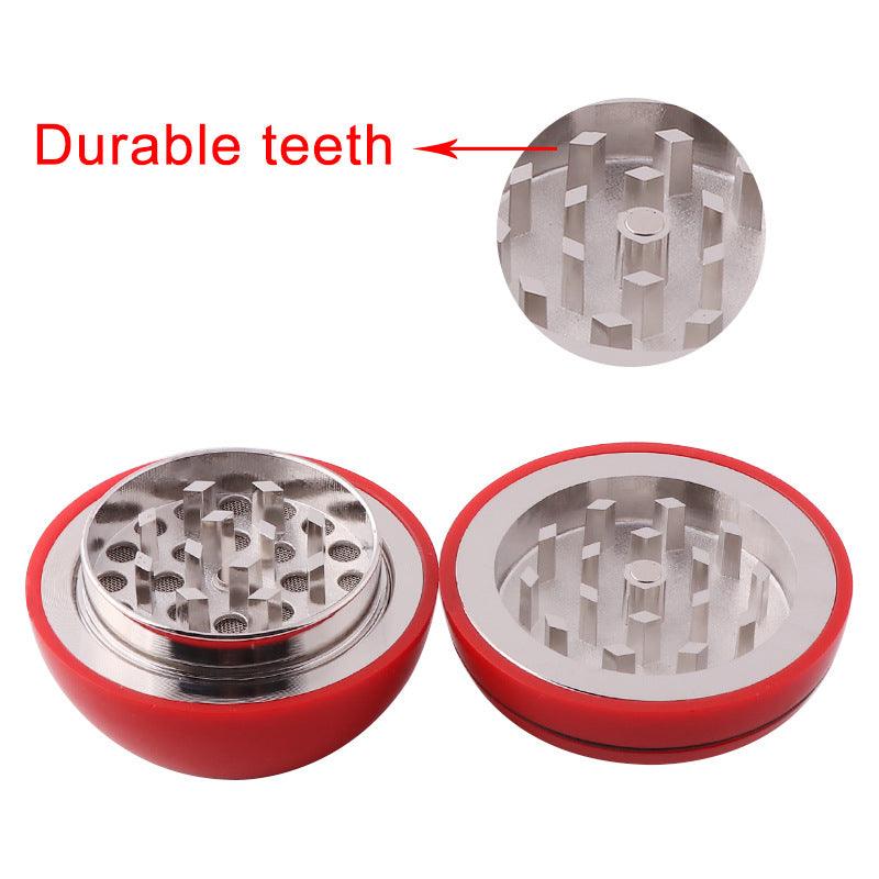 53MM Deadpool Herb Grinder - 3 Piece Metal Tobacco Crusher with Pollen Catcher | Premium Zinc Alloy Spice Grinder for Herbs, Spices & Tobacco | Perfect for Smoking, Cooking & DIY Blends