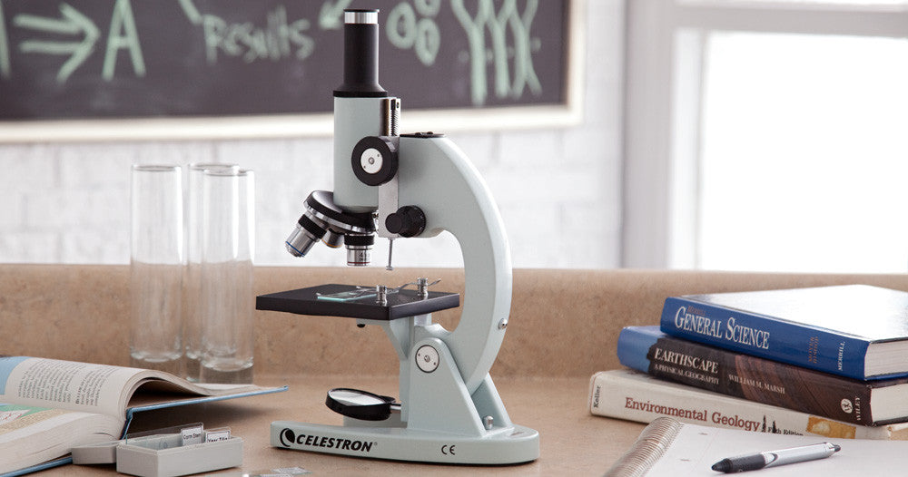 Celestron 44102 Advanced Biological Compound Microscope 40x 100x 400x Magnification for Lab & Home Use | Perfect for Students, Hobbyists & Scientific Research