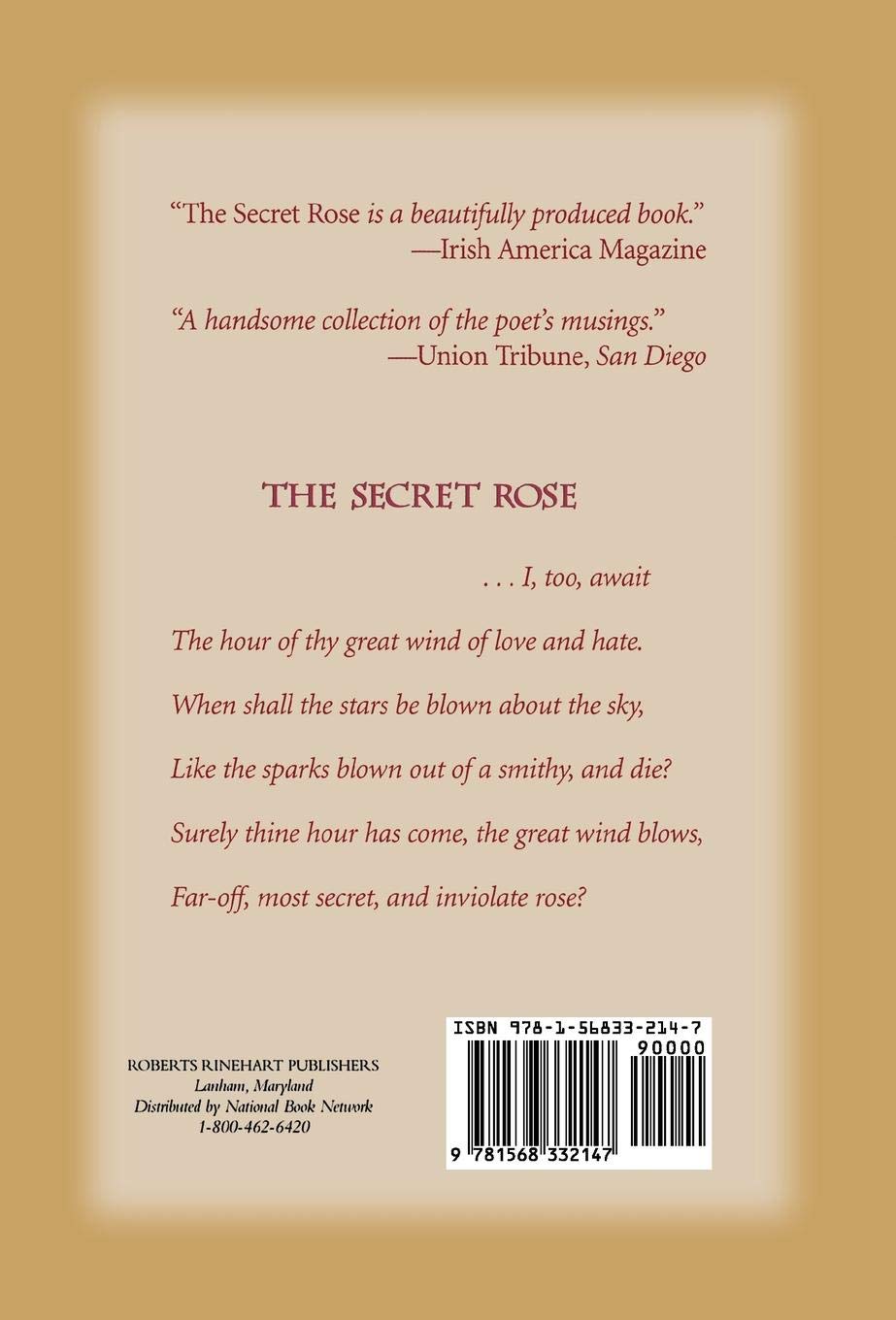 The Secret Rose: Love Poems by W.B. Yeats - Romantic Poetry Collection for Couples, Wedding Gifts & Literary Enthusiasts