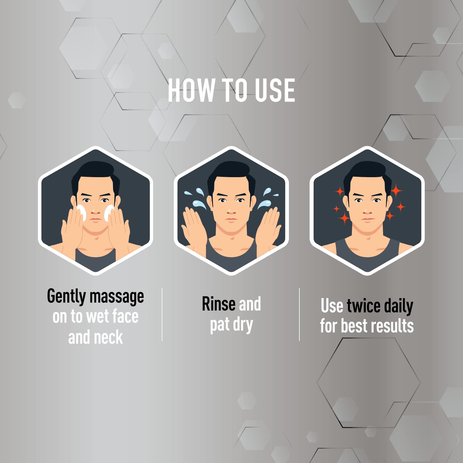 Fair And Handsome 100% Oil Clear Instant Radiance Face Wash for Men - 100g | Deep Cleansing & Brightening | Perfect for Daily Skincare & Pre-Shave Routine