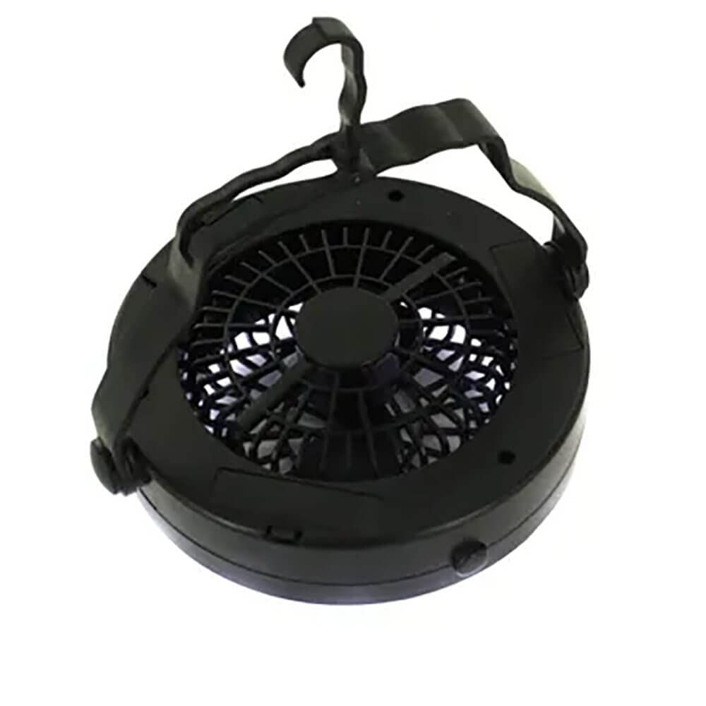 2 in 1 Portable Camping Fan with LED Light - Rechargeable Outdoor Fan for Tent, Hiking, Backpacking & Emergency Use