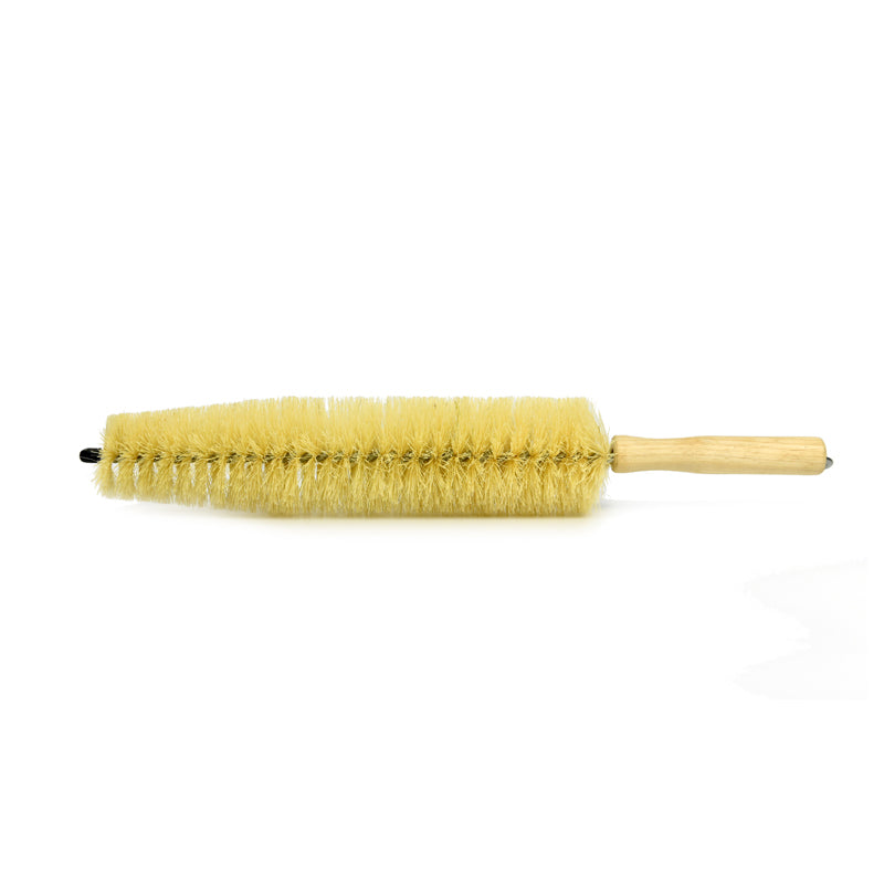 17 Spoke Brush with Protective Tip - 2 Pack for Detailing Cars, Motorcycles & Bikes - Gentle Scratch-Free Cleaning for Wheels, Grills & Tight Spaces