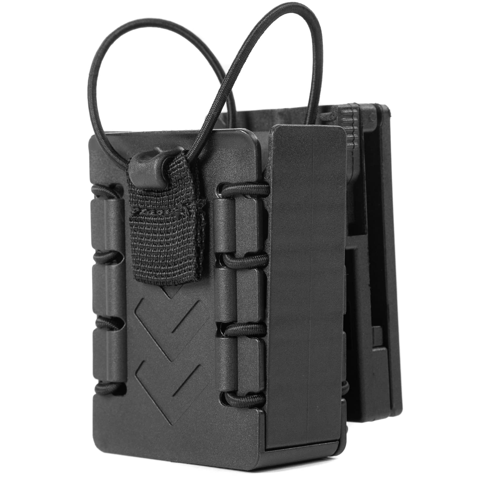 Tactical Molle Radio Holster Pouch - Universal Walkie Talkie Holder for BaoFeng UV5R, Kenwood, Icom, Retevis & More (2.9