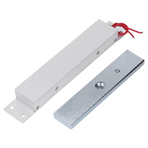 Electromagnetic Door Lock - Heavy Duty & Energy Efficient Surface Mount Electric Magnetic Lock for Glass & Aluminum Doors (Ideal for Office, Retail & Security Applications)