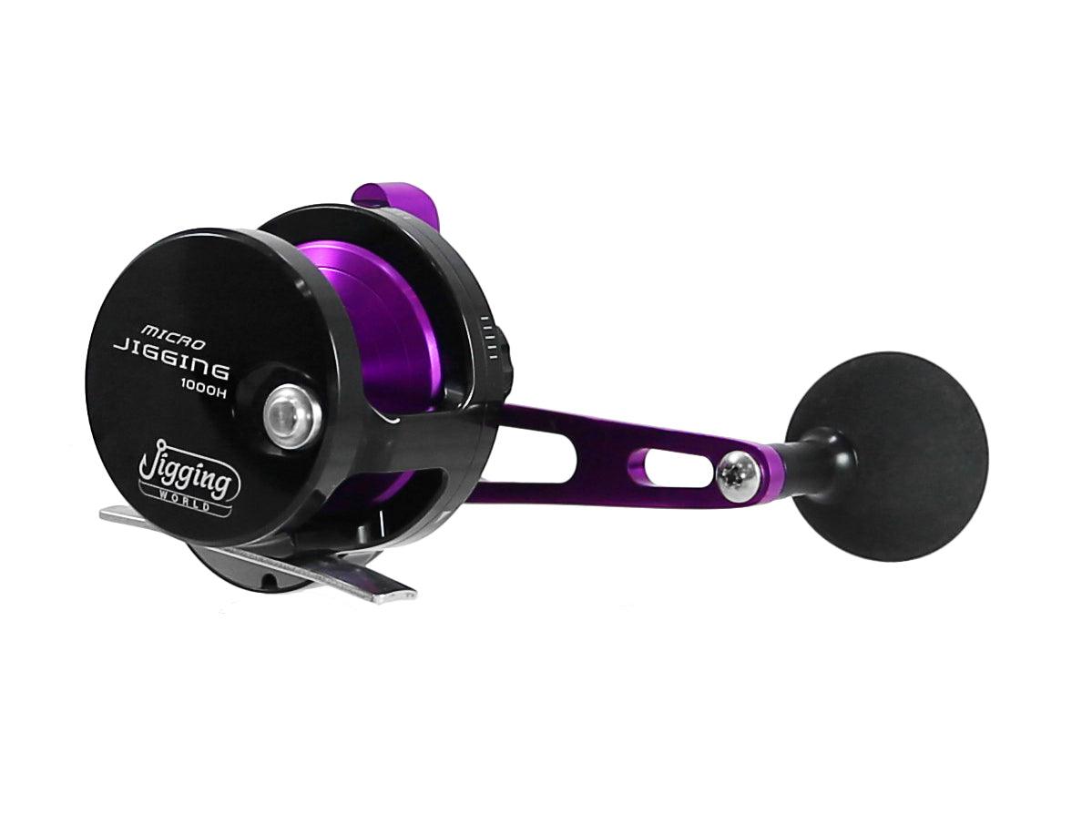Jigging World Micro Jigging Lever Drag Reels - Saltwater Fishing Reel for Light Tackle - Perfect for Offshore, Inshore & Kayak Fishing