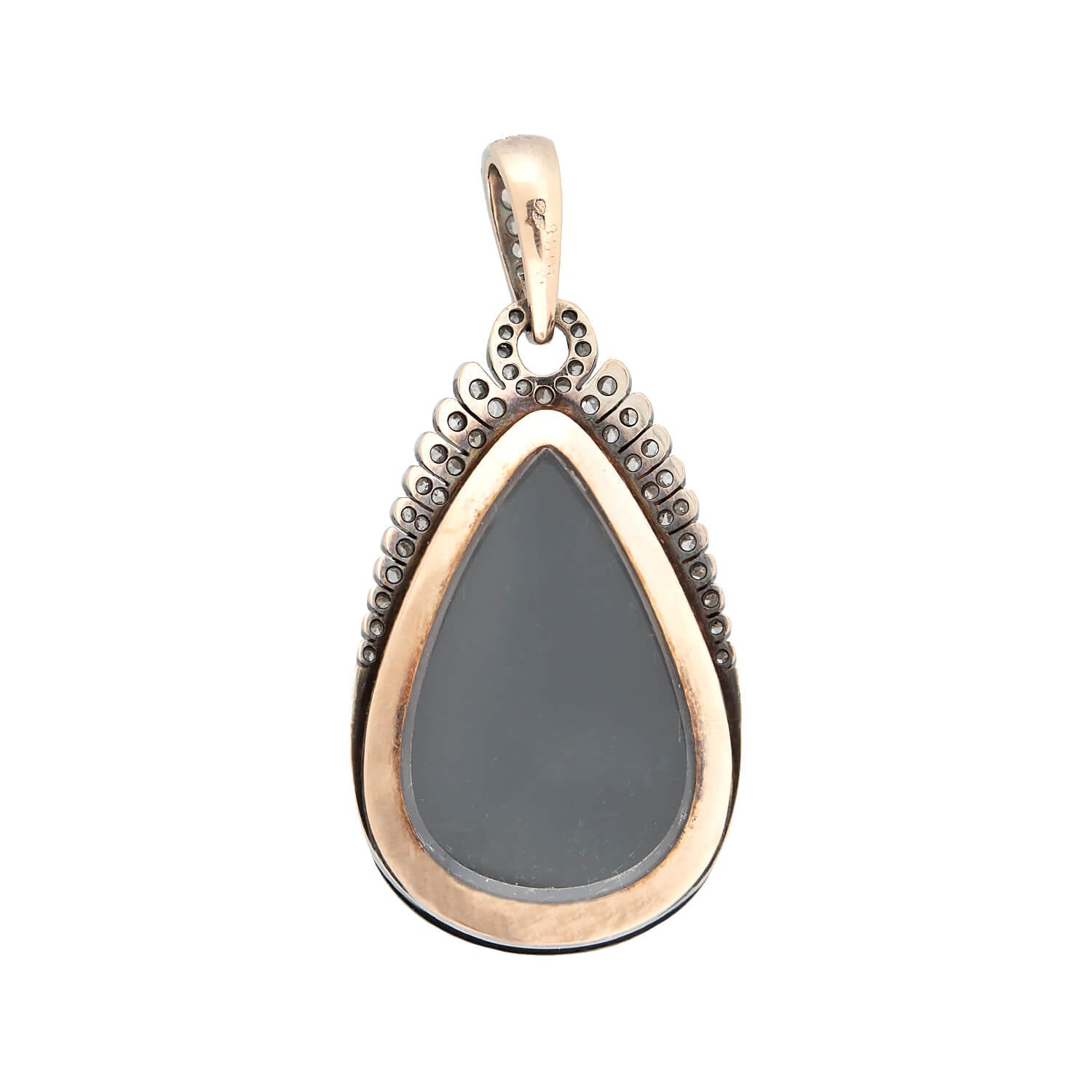 18K Gold & Sterling Silver Victorian French Style Diamond Onyx Earrings and Locket Pendant Set - Elegant Day to Night Jewelry for Weddings, Parties & Special Occasions