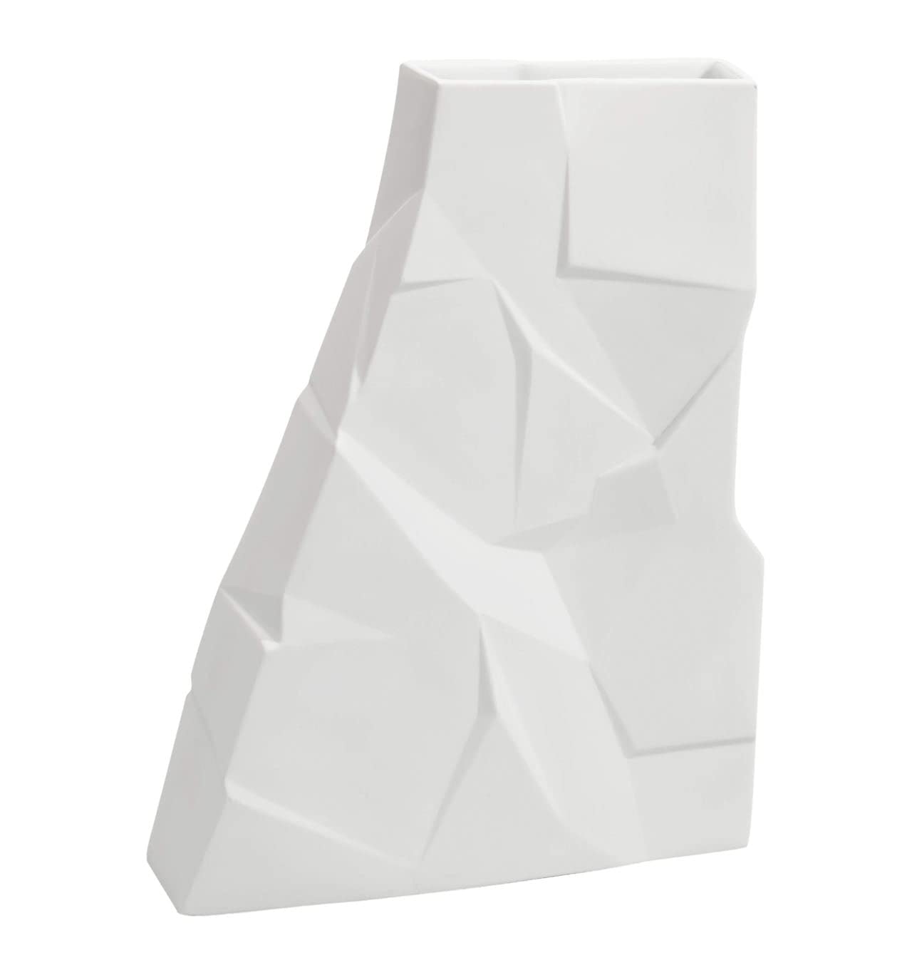 Vista Alegre Porcelain Matrix Tall Thin Vase - Elegant Home Decor for Living Room, Dining Table & Wedding Centerpieces