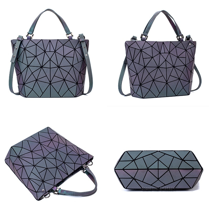 Luminous Geometric Handbags for Women - Trendy Crossbody Bags & Evening Clutches for Parties, Date Nights & Special Occasions