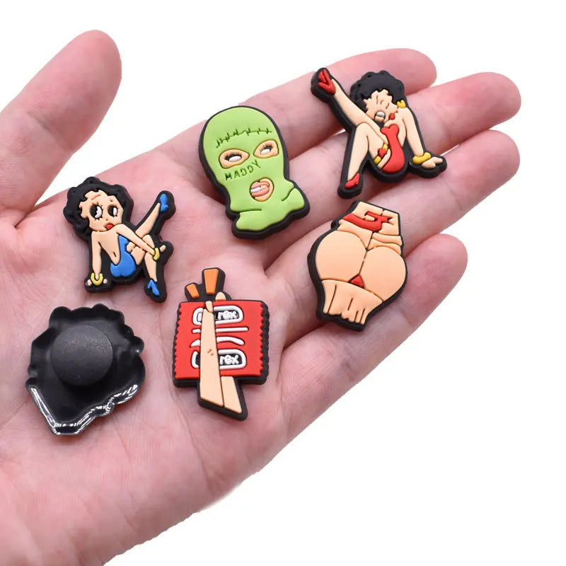 Cute PVC Shoe Charms for Crocs, Clogs & Sandals - DIY Shoe Decorations Accessories - Perfect for Parties, Gifts & Summer Fashion