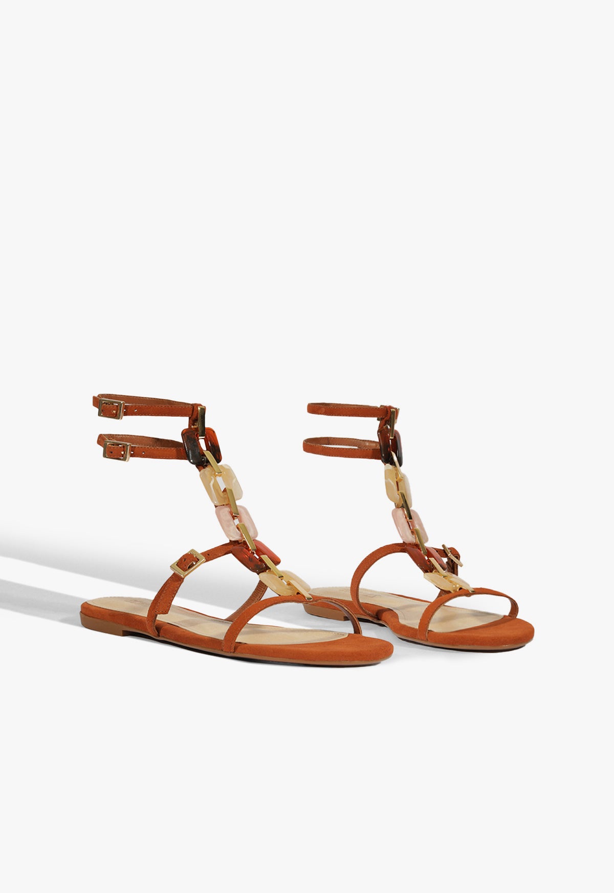 Cassandra Brown Suede Flat Sandal - Women's Comfortable Casual Sandals for Summer | Perfect for Beach, Vacation & Everyday Wear