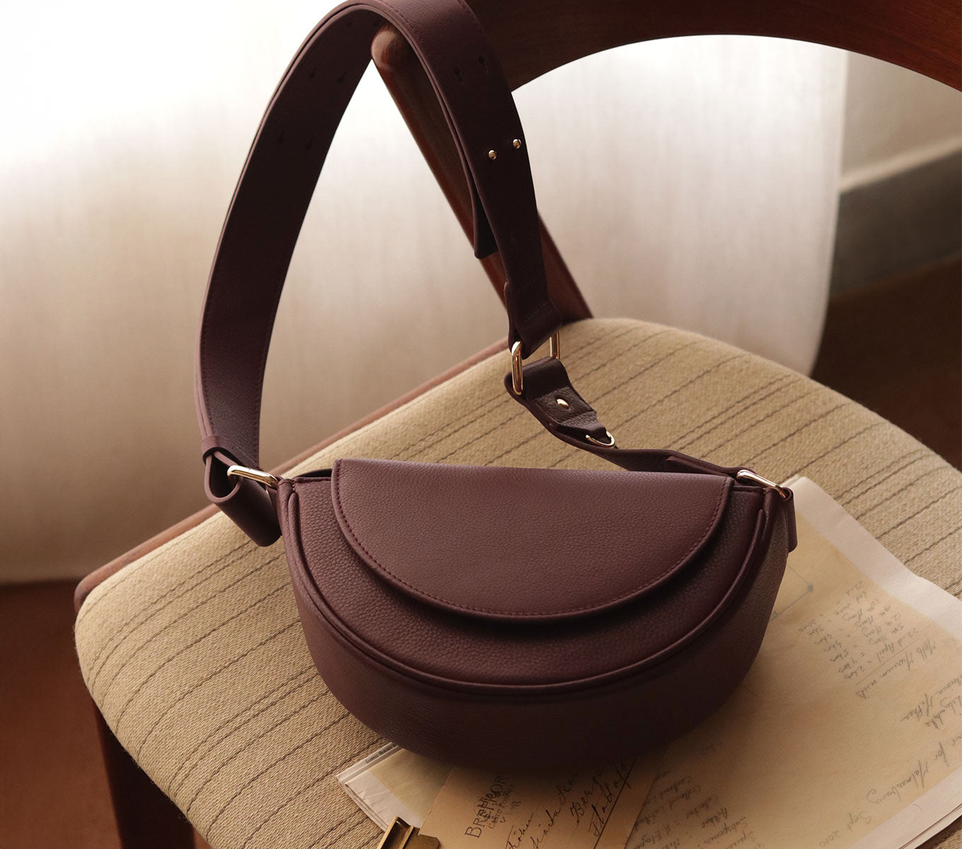 Premium Malmo Genuine Leather Handbag - Stylish & Durable Women's Crossbody Bag for Work, Travel & Everyday Use