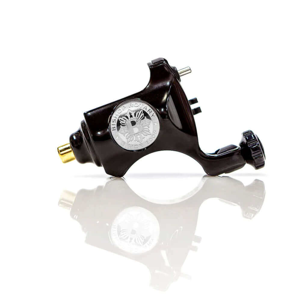 Bishop V6 Rotary Tattoo Machine 3.5mm RCA - Professional Tattoo Gun for Artists, Smooth & Quiet Operation - Perfect for Lining, Shading & Coloring Tattoos