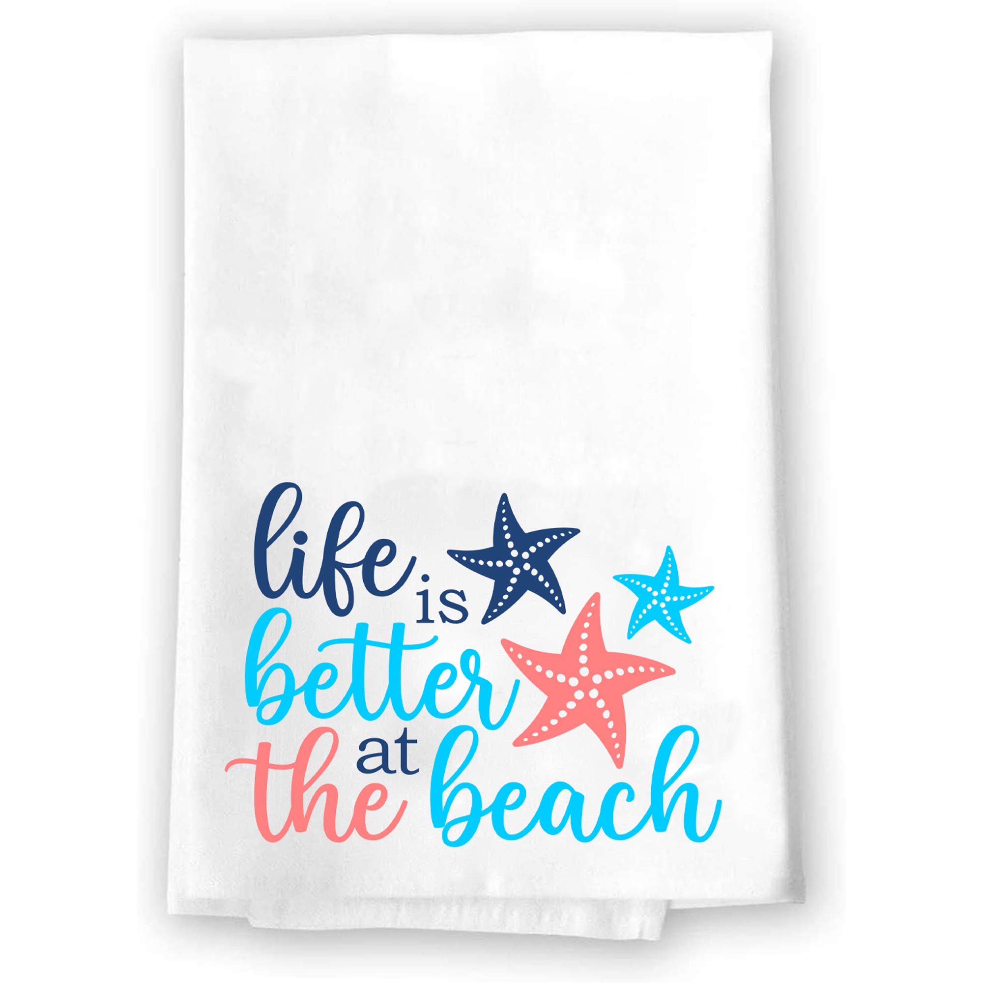 Premium Cotton Hand Towels for Kitchen & Bathroom - Soft & Absorbent White Towels for Home Decor, Holiday, Christmas, Wedding Gifts (Set of 2) - Perfect for Everyday Use, Housewarming & Seasonal Decorations