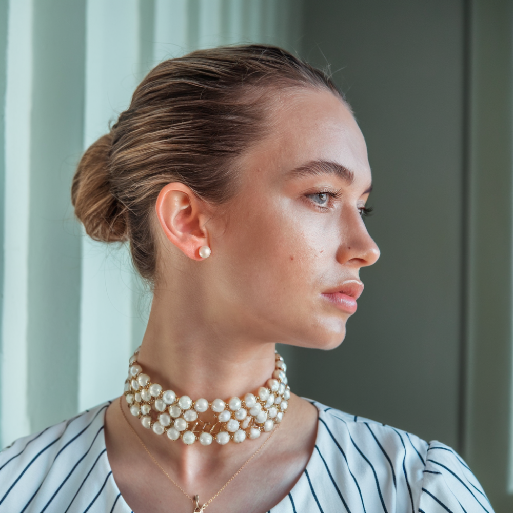 AAA Freshwater Pearl Stud Earrings for Women - Classic Elegant Jewelry Gift for Wedding, Anniversary & Special Occasions