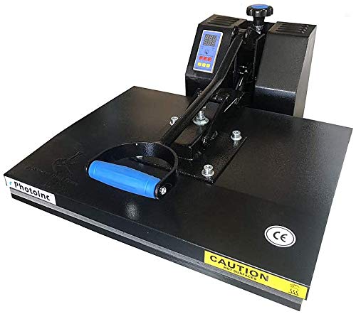 ePhotoInc 16 x 24 Inch Digital Clamshell Heat Press Machine for T-Shirt Sublimation & Transfer - Perfect for DIY Apparel, Custom T-Shirts, Mugs & Home Decor Projects