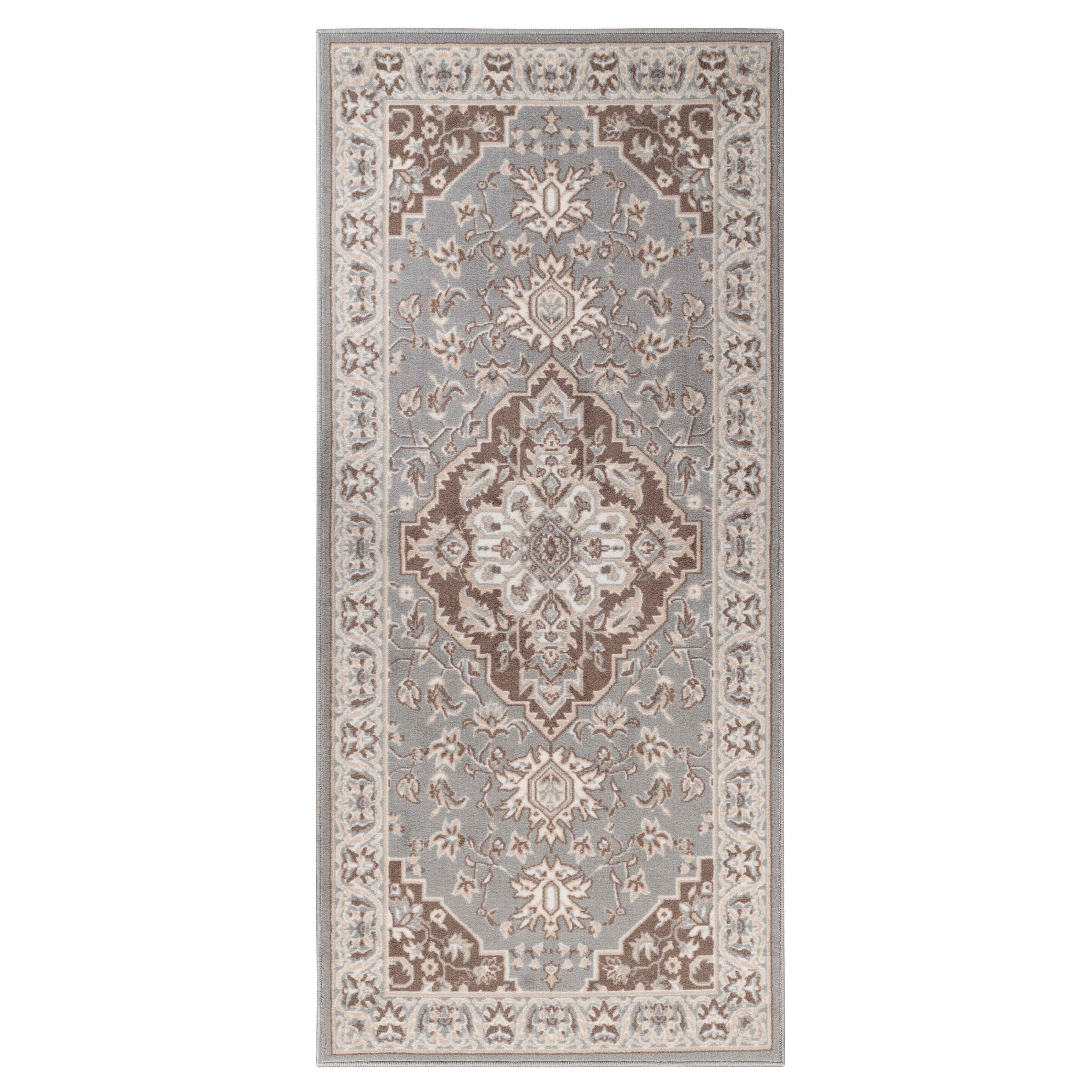 Glendale Traditional Floral Medallion Indoor Area Rug - Non-Slip Living Room Carpet, Bedroom Runner - Perfect for Home Decor, Hallway & Entryway
