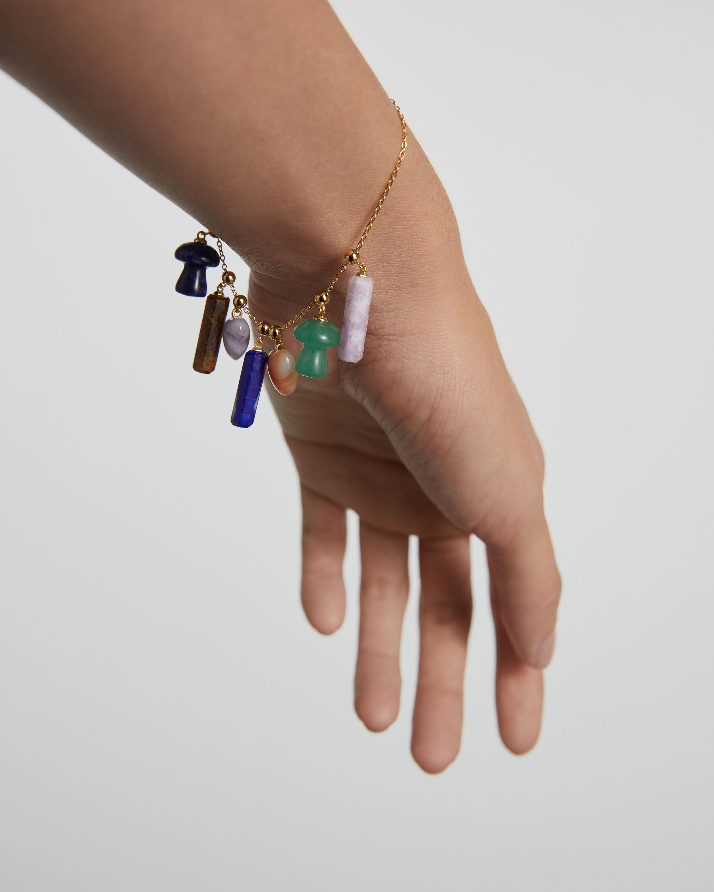 Natural Lapis Lazuli Charm Bracelet - Genuine Blue Stone Bead Jewelry for Women - Perfect for Meditation, Healing & Spiritual Gifts