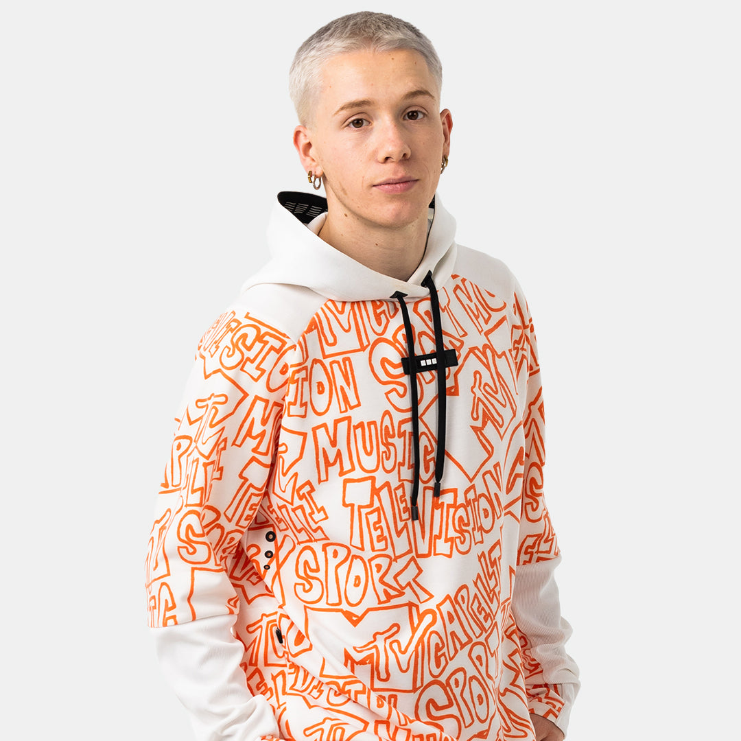MTV Men's Elevate Hoodie - Soft Fleece Pullover Sweatshirt for Casual Wear & Outdoor Activities | Gym, Running, Lounge