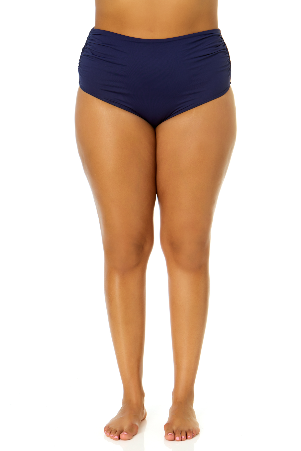 Plus Size Women's High Waisted Tummy Control Shapewear Shorts - Comfortable Waist Trainer for Workout, Postpartum & Everyday Wear
