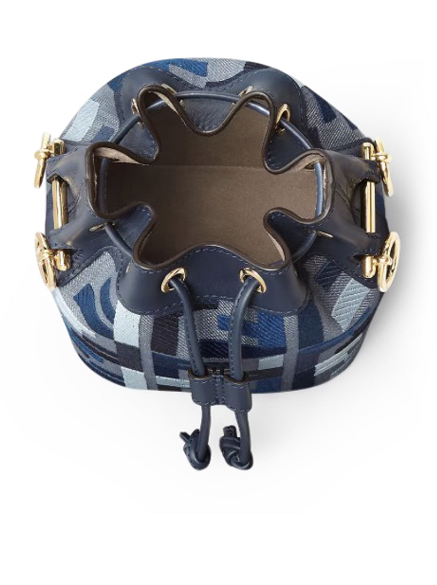 Fendi Mon Tresor Blue Leather Shoulder Bag - Luxury Designer Handbag for Women, Perfect for Parties & Everyday Use